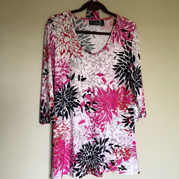 Attitudes by Renee tunic and matching headband - Picture 3 of 10